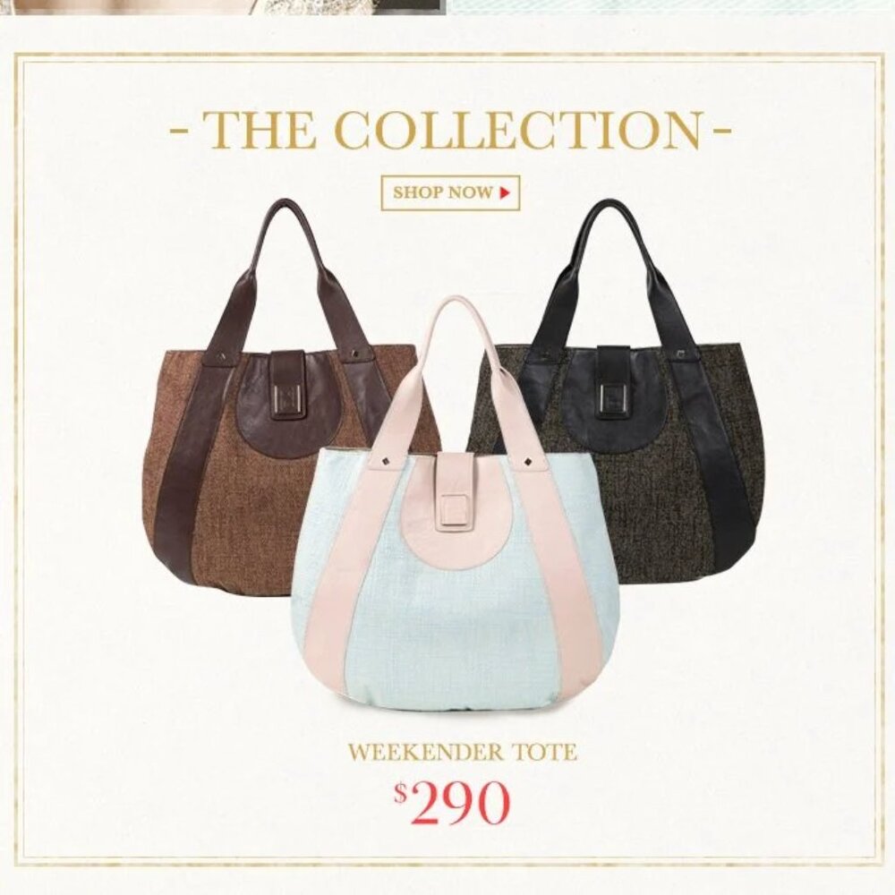 Parker Daniels The Weekender Bag In Brown - Original Dust Bag - NWT